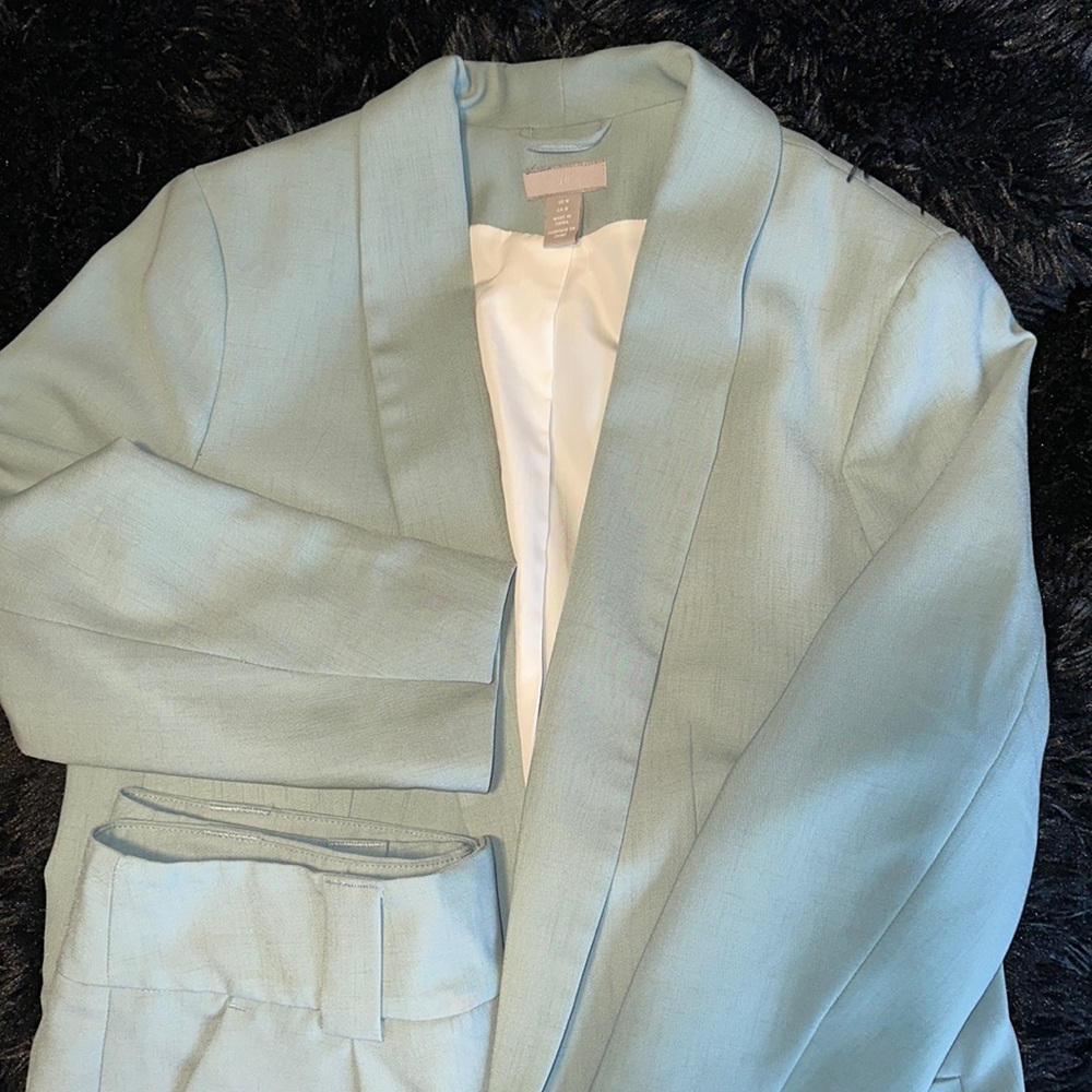 h&m blazer shorts set
